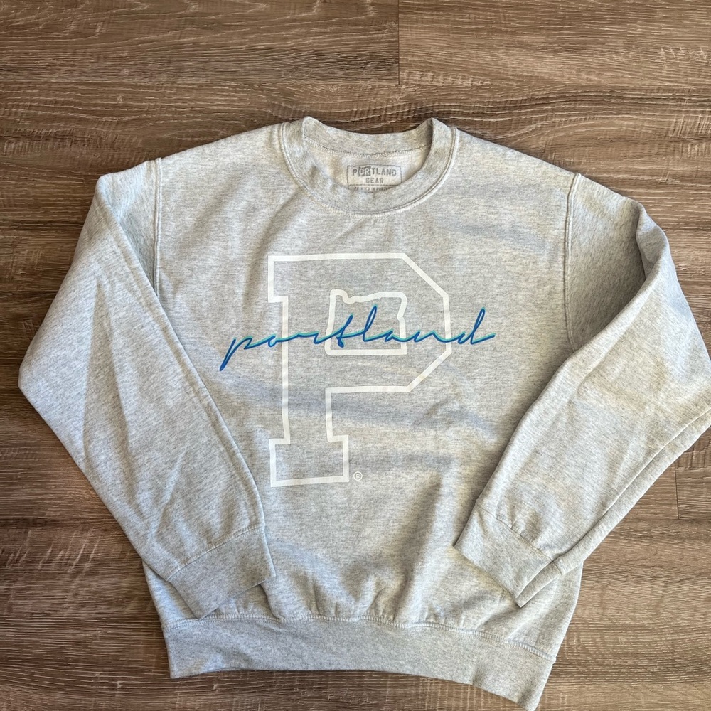 Portland Gear Women’s Sweatshirt Heather Gray PDX Size Small